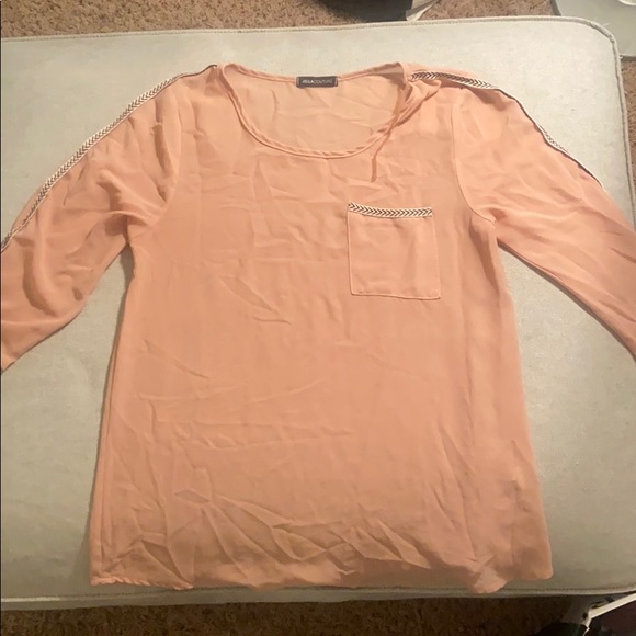 Jella Couture Tops - Muave 3/4 Sleeve Blouse